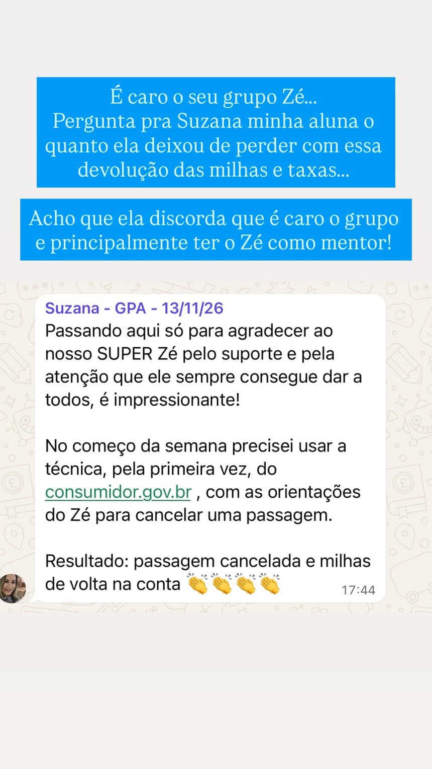 Mensagem de Suzana